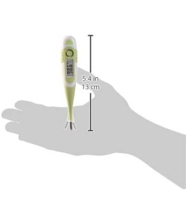 MABIS 9-Second Waterproof Digital Thermometer | Flexible Tip for Fast Readings | Oral, Rectal, Underarm | Babies, Children, Adults | Green - Buy Online on SooperMarket.com