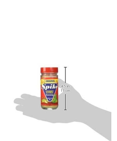 Spike Original All-Purpose Seasoning - 3 oz | All-Natural, Low Sodium, No Sugar, No MSG, Zero Calories, Vegan - Buy Online on SooperMarket.com
