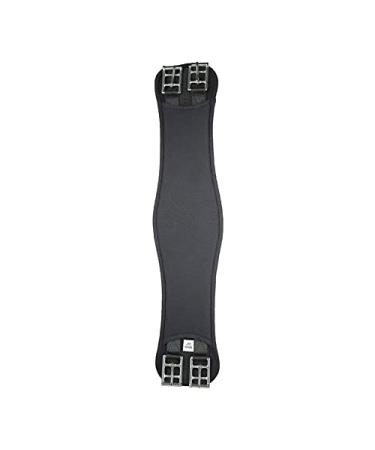 Horze Extra Durable Flexible Neoprene Dressage Girth for Horses - Black - 16 in Black US 16 in (EU 40 cm)