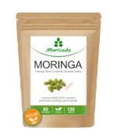 MORIVEDA MORINGA Energy Tabs 950mg I Vegane Pressing I Pure Natural Product in Oleifera Quality I 120 tablets 120 pieces (1 Pack)