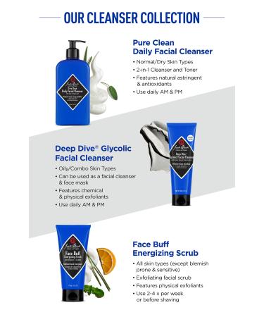 Jack Black Pure Clean Daily Facial Cleanser 6.0 oz - Discover Premium Quality Shop now! - Buy Online on SooperMarket.com
