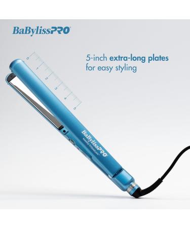 BaBylissPRO Nano Titanium Ultra-Thin Straightening Iron 1" - Transform Your Style with the Best Innovation Today! - Buy Online on SooperMarket.com