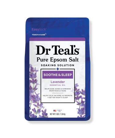 Dr Teal's Soothe & Sleep with Lavender Pure Epsom Salt Soaking Solution 48.0 oz