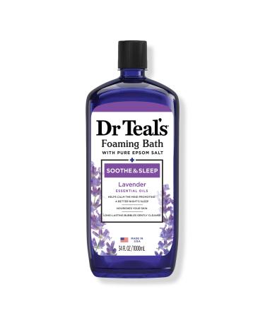 Dr Teal's Soothe & Sleep Foaming Bath with Lavender & Pure Epsom Salt 34.0 oz