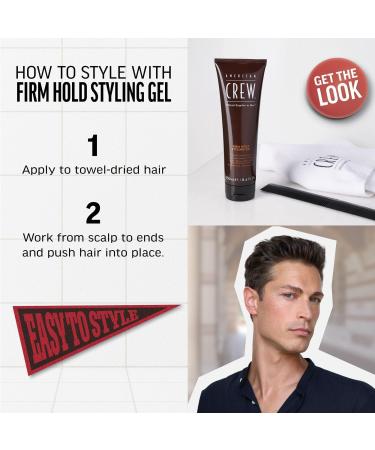 Discover American Crew Travel Size Firm Hold Styling Gel 3.3 oz - Elevate Your Style Instantly! - Buy Online on SooperMarket.com