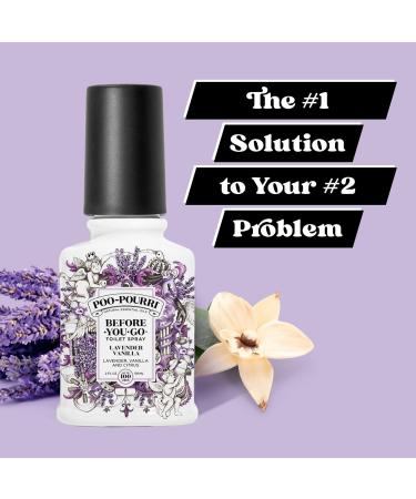Discover Poo~Pourri Lavender Vanilla Before-You-Go Toilet Spray 2.0 oz - Elevate Your Style Instantly! - Buy Online on SooperMarket.com