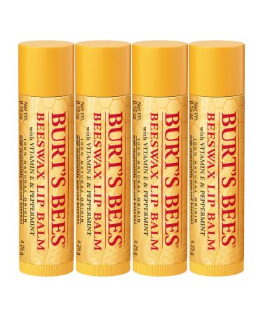Burt's Bees Beeswax Lip Balm 4-Pack 4 ct - Discover Premium Quality Shop now! - Buy Online on SooperMarket.com