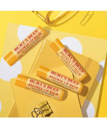 Burt's Bees Beeswax Lip Balm 4-Pack 4 ct - Discover Premium Quality Shop now! - Buy Online on SooperMarket.com