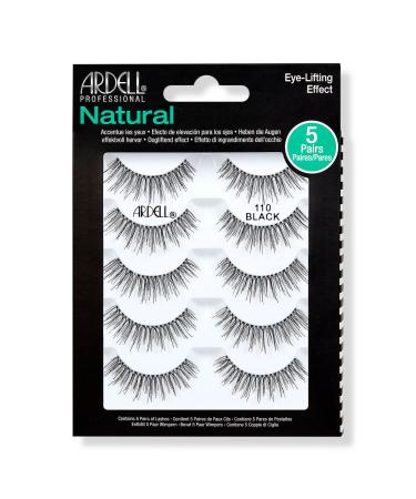 Ardell Natural #110 Black False Eyelashes Multipack 5 pair