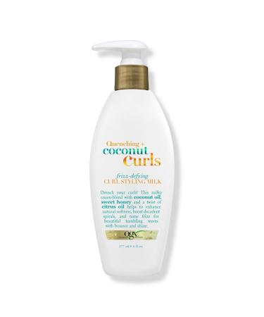 OGX Quenching + Coconut Curls Frizz Defying Curl Styling Milk 6.0 oz