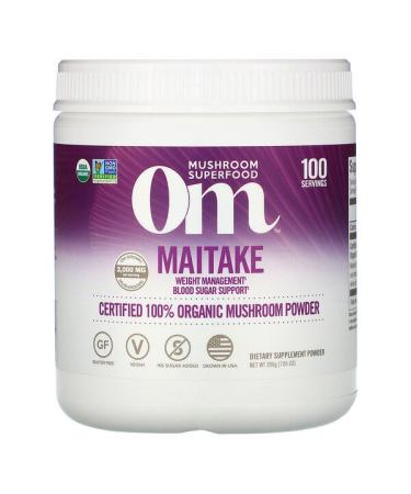 Om Mushrooms Maitake Certified 100% Organic Mushroom Powder 7.05 oz (200 g)