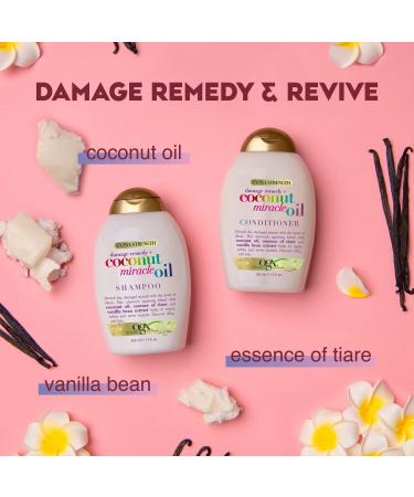 OGX Damage Remedy + Coconut Miracle Oil Conditioner 13.0 oz - Discover Premium Quality Shop now! - Buy Online on SooperMarket.com