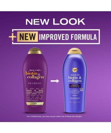 OGX Thick & Full + Biotin & Collagen Shampoo 25.4 oz - Transform Your Style with the Best Innovation Today! - Buy Online on SooperMarket.com