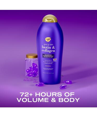 OGX Thick & Full + Biotin & Collagen Shampoo 25.4 oz - Transform Your Style with the Best Innovation Today! - Buy Online on SooperMarket.com