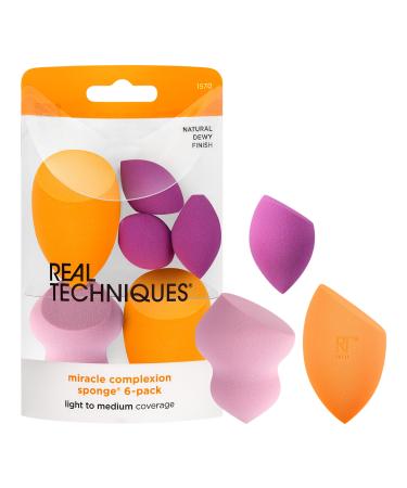 Discover Real Techniques Miracle Complexion Sponge 6-Pack 6 ct - Elevate Your Style Instantly! - Buy Online on SooperMarket.com