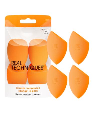 Discover Real Techniques 4-Pack Miracle Complexion Makeup Blending Sponges - Elevate Your Style Instantly! - Buy Online on SooperMarket.com