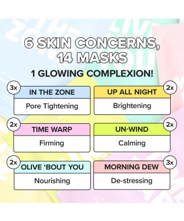 I Dew Care Let's Get Sheet Faced Sheet Mask Set - Discover Premium Quality Shop now! - Buy Online on SooperMarket.com