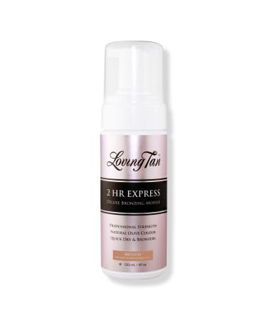 Loving Tan 2 HR Express Self Tanning Mousse Medium 4.0 oz