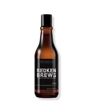 Redken Brews 3-In-1 Shampoo, Conditioner and Body Wash 10.0 oz