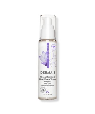 DERMA E Advanced Peptides and Flora-Collagen Serum 2.0 oz