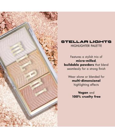 Milani Stellar Lights Highlighter Palette Rose Glow - Transform Your Style with the Best Innovation Today! - Buy Online on SooperMarket.com