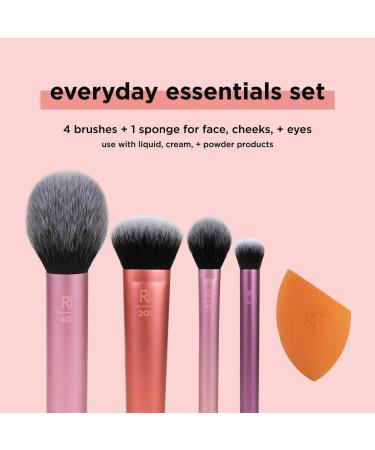 Real Techniques Everyday Essentials Makeup Brush & Sponge Set - Discover Premium Quality Shop now! - Buy Online on SooperMarket.com