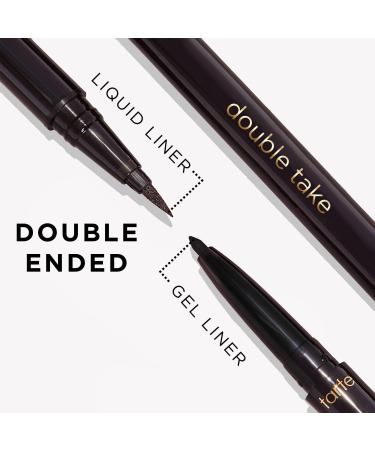 Tarte Travel-Size Double Take Black Liquid & Gel Vegan Eyeliner 0.0084 oz - Transform Your Style with the Best Innovation Today! - Buy Online on SooperMarket.com