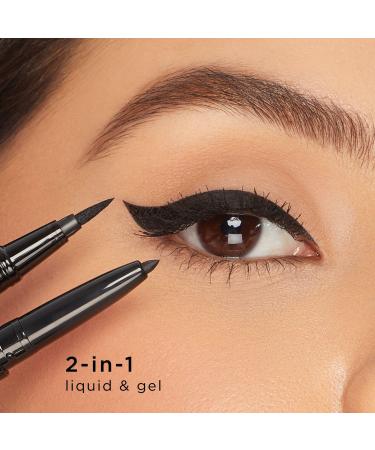Tarte Travel-Size Double Take Black Liquid & Gel Vegan Eyeliner 0.0084 oz - Transform Your Style with the Best Innovation Today! - Buy Online on SooperMarket.com
