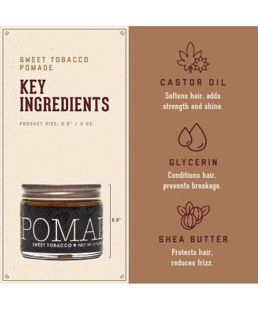 Discover 18.21 Man Made Sweet Tobacco Medium Hold, High Shine Hair Styling Pomade 2.0 oz - Elevate Your Style Instantly! - Buy Online on SooperMarket.com