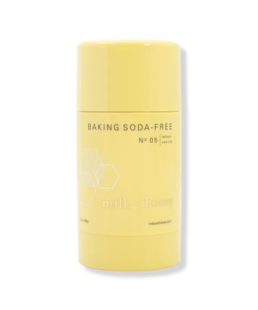 Milk + Honey Lemon, Vanilla Baking Soda Free Deodorant No.05 2.5 oz