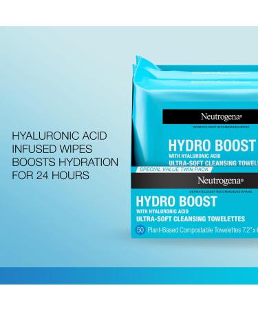 Neutrogena Hydro Boost Cleansing Towelettes Twin Pack - Discover Premium Quality Shop now! - Buy Online on SooperMarket.com