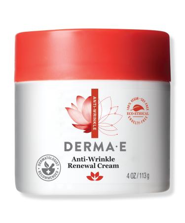 DERMA E Anti-Wrinkle Retinol Renewal Cream 4.0 oz