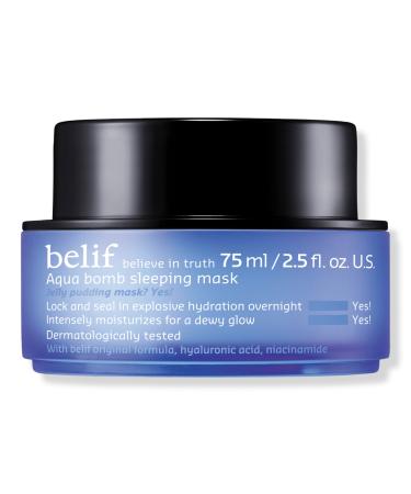 belif Aqua Bomb Hydrating Sleeping Mask with Panthenol 2.53 oz