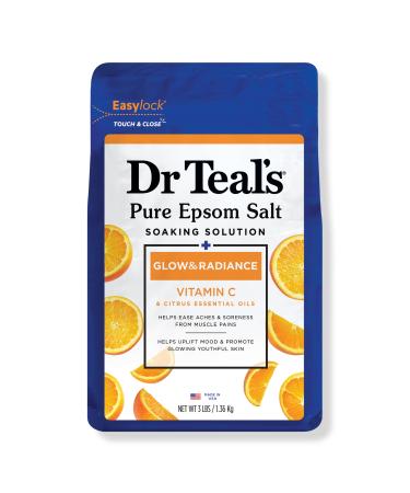 Dr Teal's Glow & Radiance Pure Epsom Salt 48.0 oz