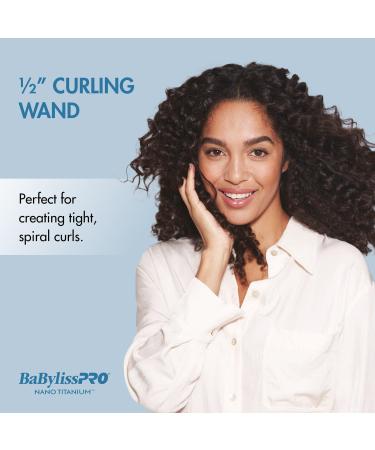BaBylissPRO Nano Titanium 1/2'' Super Slim Wand 1/2 in - Transform Your Style with the Best Innovation Today! - Buy Online on SooperMarket.com