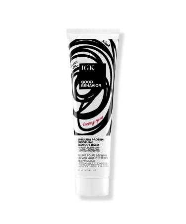 IGK Good Behavior Spirulina Protein Smoothing Blowout Balm 5.0 oz