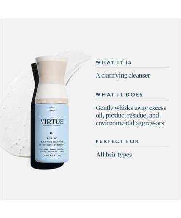 Discover Virtue Clarifying Charcoal & Coconut Purifying Shampoo 4.0 oz - Elevate Your Style Instantly! - Buy Online on SooperMarket.com