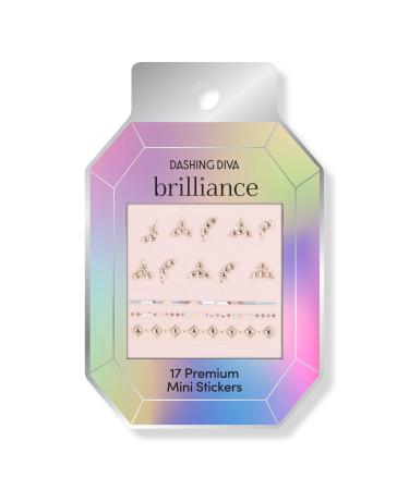 Dashing Diva Brilliance Jewel Nail Art stickers, Glow Up