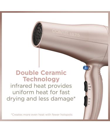 Conair Double Ceramic 1875W Dryer - Transform Your Style with the Best Innovation Today! - Buy Online on SooperMarket.com
