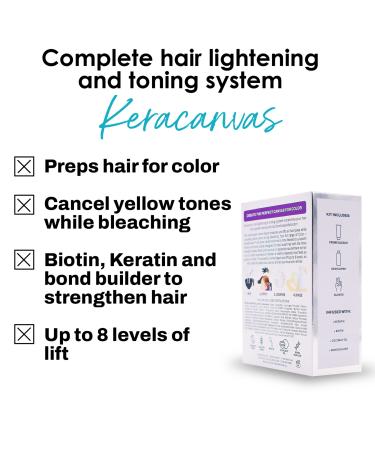 Discover Keracolor Keracanvas Complete Hair Lightening & Toning System - Elevate Your Style Instantly! - Buy Online on SooperMarket.com