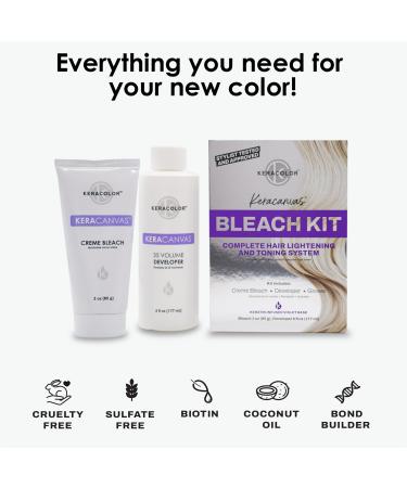 Discover Keracolor Keracanvas Complete Hair Lightening & Toning System - Elevate Your Style Instantly! - Buy Online on SooperMarket.com