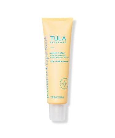 TULA Protect + Glow Daily Sunscreen Gel Broad Spectrum SPF 30 3.38 oz