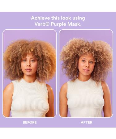 Verb Brighten and Toning Purple Mask for Blonde Hair 6.3 oz - Transform Your Style with the Best Innovation Today! - Buy Online on SooperMarket.com