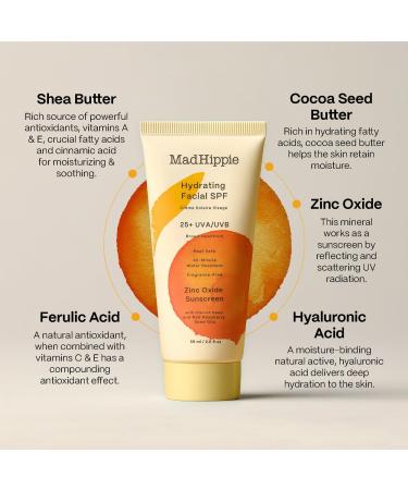 Discover Mad Hippie Hydrating Facial SPF 25+ 2.0 oz - Elevate Your Style Instantly! - Buy Online on SooperMarket.com