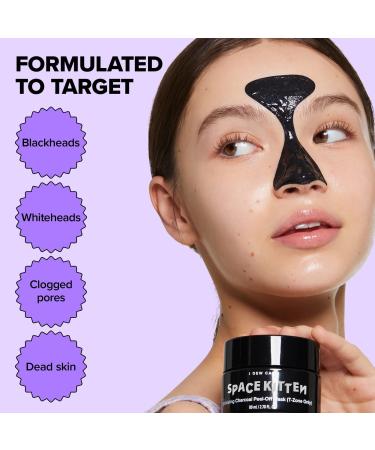 I Dew Care Space Kitten Exfoliating Charcoal Peel-Off Mask 2.7 oz - Transform Your Style with the Best Innovation Today! - Buy Online on SooperMarket.com