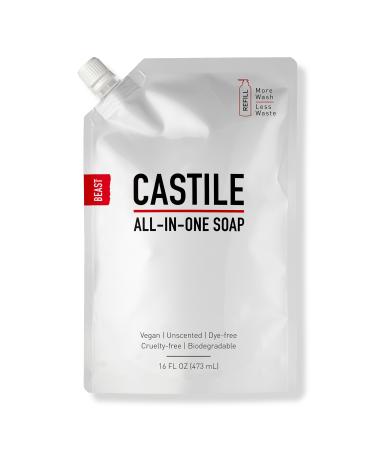 Beast Castile All-In-One Soap Pouch 16.0 oz