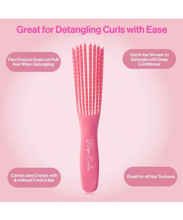 Rizos Curls Pink Detangling Flexi Brush - Discover Premium Quality Shop now! - Buy Online on SooperMarket.com