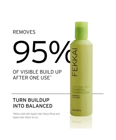 FEKKAI Apple Cider Detox Shampoo 8.5 oz - Transform Your Style with the Best Innovation Today! - Buy Online on SooperMarket.com