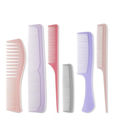Diane 6 Piece Assorted Style Comb Set 6 ct