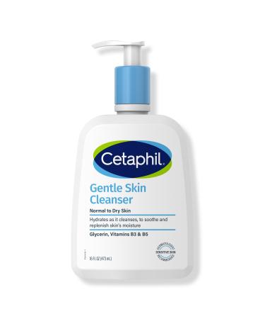 Cetaphil Gentle Skin Cleanser Face Wash, For Sensitive Skin 16.0 oz